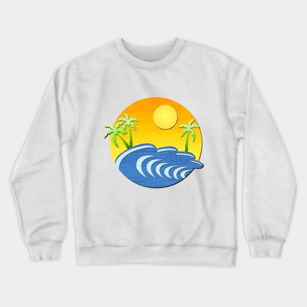 On Island Time Crewneck Sweatshirt by Packrat